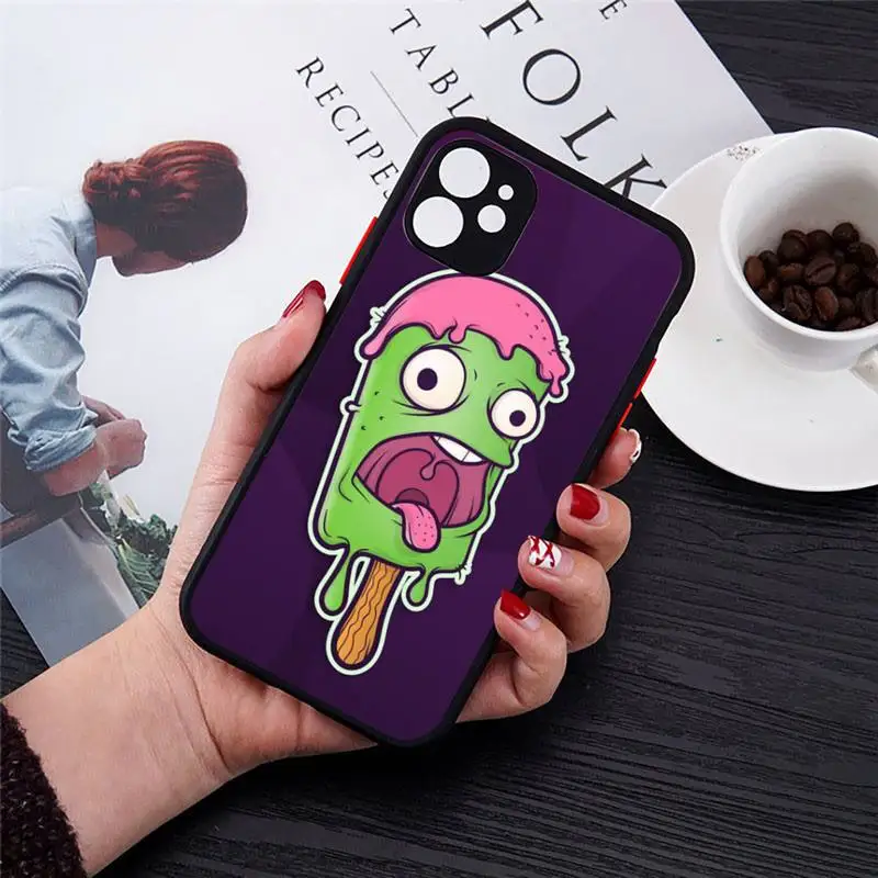 Funny horror art ice cream Phone Case Transparent Matte for iPhone 7 8 11 12 s mini pro X XS XR MAX Plus cover funda
Funny horror art ice cream Phone Case Transparent Matte for iPhone 7 8 11 12 s mini pro X XS XR MAX Plus cover funda