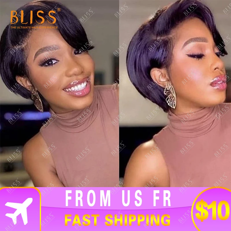 Bliss Short Lace Front Wigs 100% Brazilian Human Hair Wigs Women Short Lace Wigs Pixie Cut Human Hair Lace Front Wigs for Women
Bliss Short Lace Front Wigs 100% Brazilian Human Hair Wigs Women Short Lace Wigs Pixie Cut Human Hair Lace Front Wigs for Women
