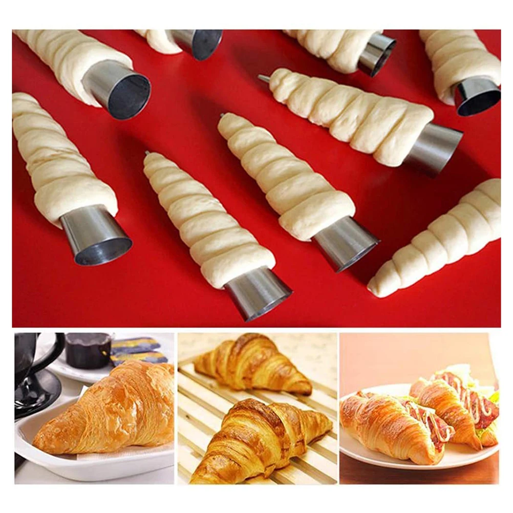 16Pcs Stainless Steel Cream Horn Molds Set Filled Dessert Pastry Cone Metal Forms Baking Tools1
16Pcs Stainless Steel Cream Horn Molds Set Filled Dessert Pastry Cone Metal Forms Baking Tools1