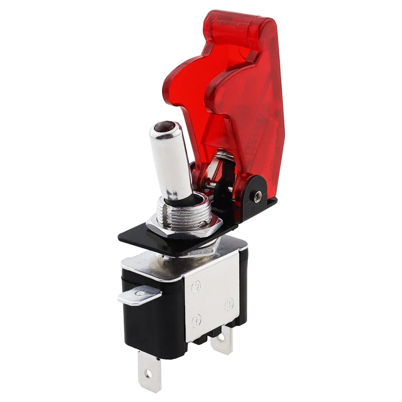 Красный светодиодный переключатель 12В 20А
Красный светодиодный переключатель 12В 20А