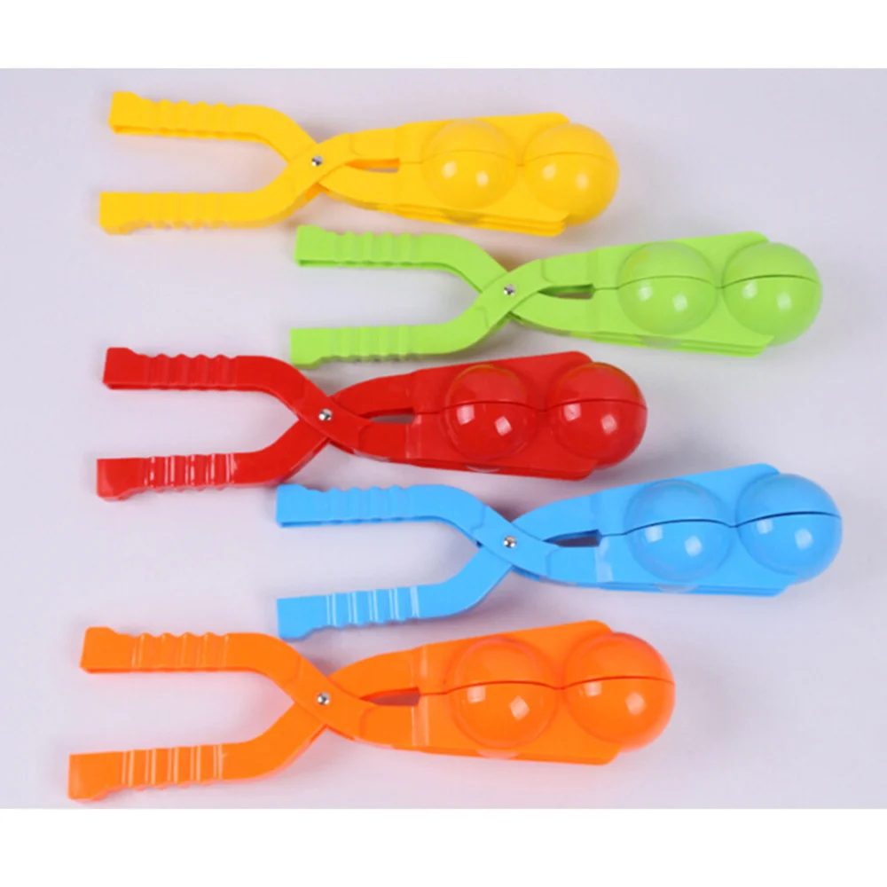 4pcs Kids Snowball Clips Thick Makers with Handle Double Snowball Clips for Boys Girls Children (Random Color
4pcs Kids Snowball Clips Thick Makers with Handle Double Snowball Clips for Boys Girls Children (Random Color
