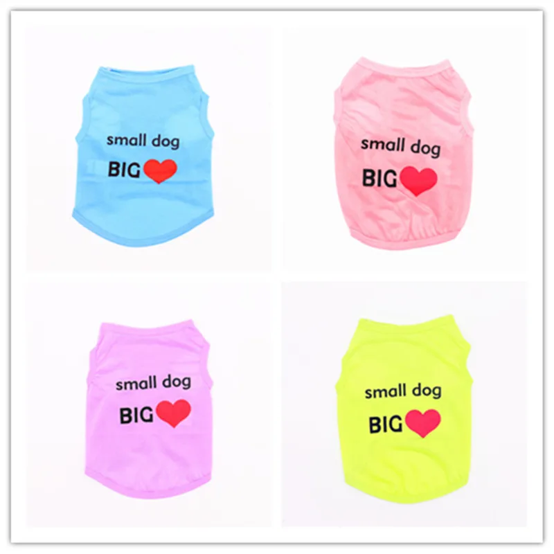 Hot Sale Pet Dog Clothes Soft Summer Vest T Shirt Dog Cat Clothes Costume for Small Dogs Cartoon Vest for Puppy
Hot Sale Pet Dog Clothes Soft Summer Vest T Shirt Dog Cat Clothes Costume for Small Dogs Cartoon Vest for Puppy