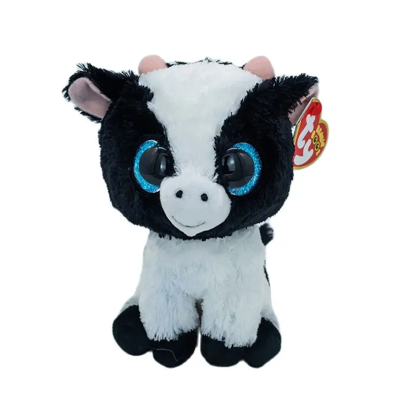 New 6" 15cm Ty Big Eyes Stuffed Peas Plush Animal Soft Bart Cow Collection Doll Boy Girl Birthday Christmas Gift
New 6" 15cm Ty Big Eyes Stuffed Peas Plush Animal Soft Bart Cow Collection Doll Boy Girl Birthday Christmas Gift