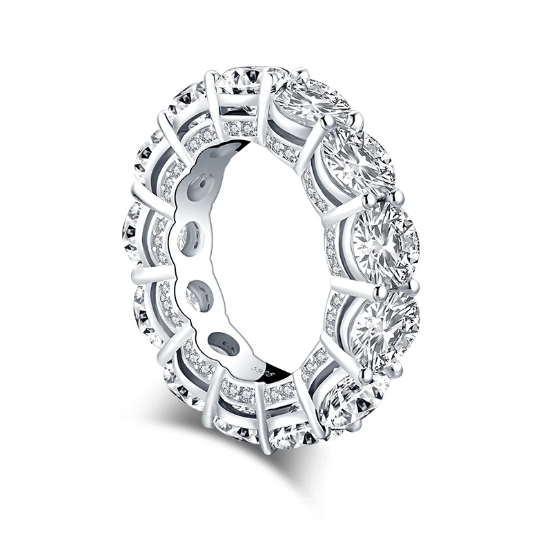 Rings for Women Eternity Band Promise Ring 925 Sterling Silver SONA Diamond Engagement Wedding Finger Party Jewelry Gift
Rings for Women Eternity Band Promise Ring 925 Sterling Silver SONA Diamond Engagement Wedding Finger Party Jewelry Gift