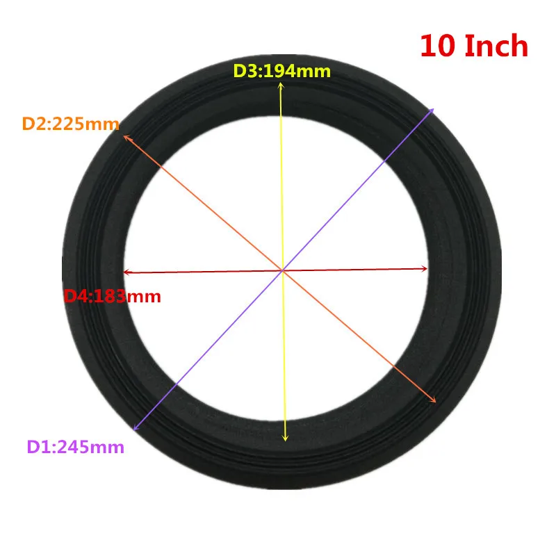 I KEY BUY 5pcs/lot 10 inch Speaker Surround Cloth Repair Woofer Cloth Surrounds For Speaker 245mm 225mm 194mm 183mm
I KEY BUY 5pcs/lot 10 inch Speaker Surround Cloth Repair Woofer Cloth Surrounds For Speaker 245mm 225mm 194mm 183mm