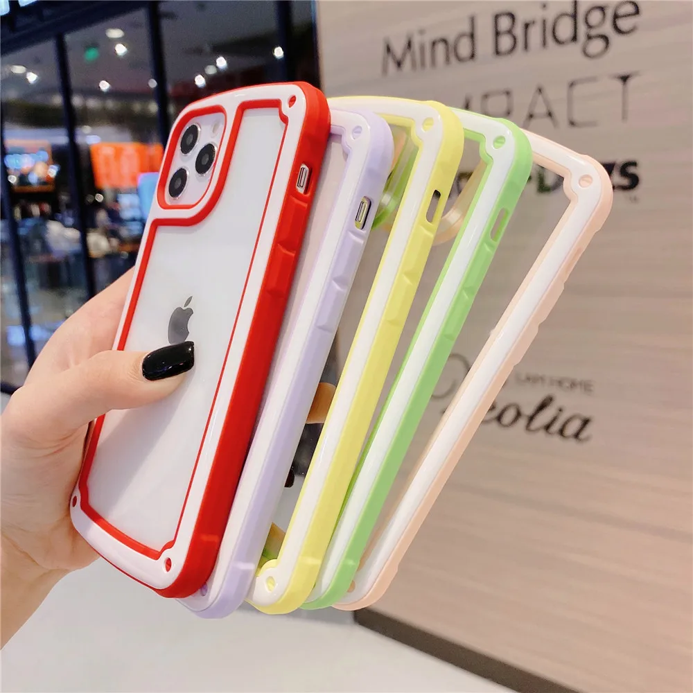 Candy Color Transparent Phone Case For I Phone6/67/7P/8/8P/XS/XR/XSMAX/11/11 11PRO/11PROMAX/12/12MINI/12PROMAX
Candy Color Transparent Phone Case For I Phone6/67/7P/8/8P/XS/XR/XSMAX/11/11 11PRO/11PROMAX/12/12MINI/12PROMAX