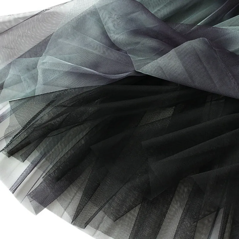 Women Smudge Striped Mesh Skirt Summer 2021, Elastic Waist Double Layered Mesh Pleated Prom Party A-Line Skirts Evening Party
Women Smudge Striped Mesh Skirt Summer 2021, Elastic Waist Double Layered Mesh Pleated Prom Party A-Line Skirts Evening Party