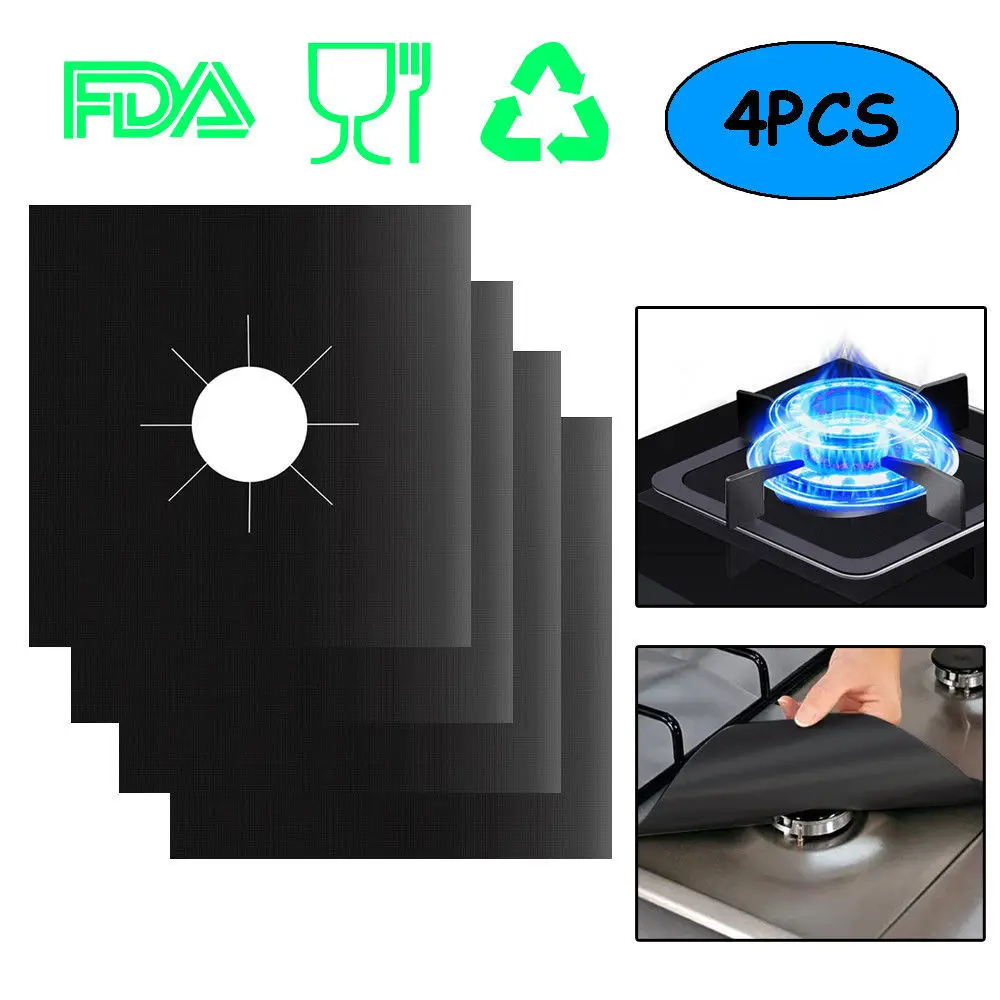 Protector de estufa de Gas, cubierta de cocina con forro para limpiar, accesorios de cocina, 1/2/4 Uds.
Protector de estufa de Gas, cubierta de cocina con forro para limpiar, accesorios de cocina, 1/2/4 Uds.