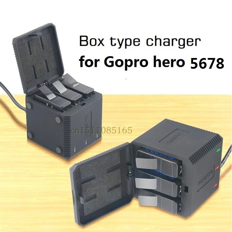 New 3 Way LED Battery Charger Charging Box Carry Case Power Housing for GoPro 5 6 7 8 Black Accessories Battery Charging Case
New 3 Way LED Battery Charger Charging Box Carry Case Power Housing for GoPro 5 6 7 8 Black Accessories Battery Charging Case