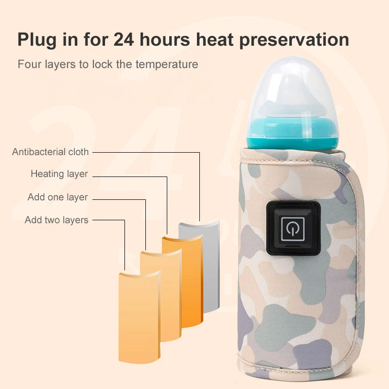 USB Milk Water Baby Bottle Warmer Thermostat Travel Car Stroller Insulated Feeding Bottle Heater Safety Accessiories
USB Milk Water Baby Bottle Warmer Thermostat Travel Car Stroller Insulated Feeding Bottle Heater Safety Accessiories
