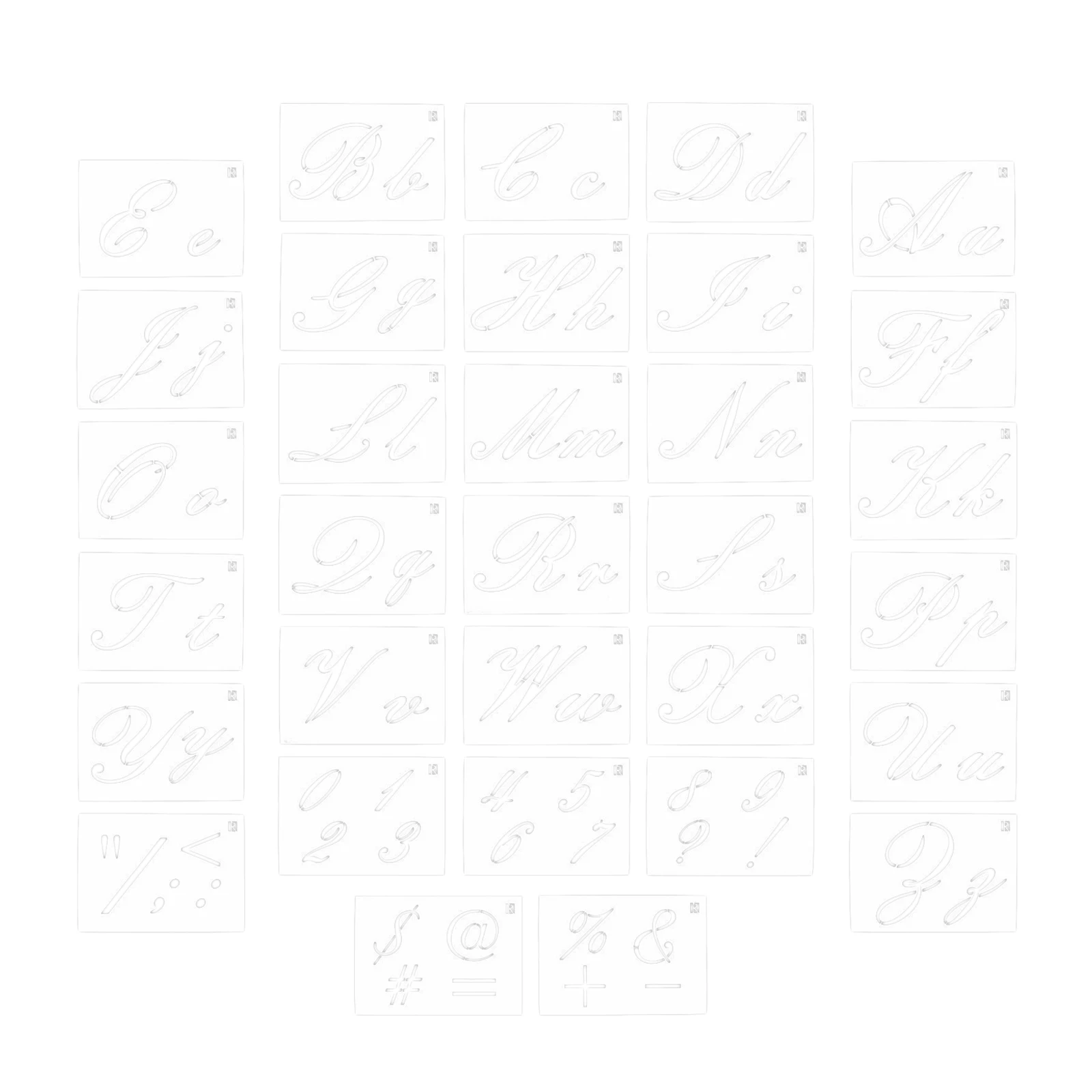 32 Styles Letters DIY Craft Stencils Painting Scrapbooking Stamping Embossing Album Card Template
32 Styles Letters DIY Craft Stencils Painting Scrapbooking Stamping Embossing Album Card Template