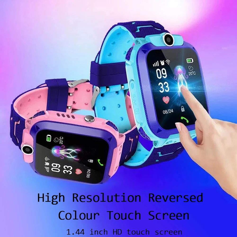 Kids Smart Watch Phone Children Gift Bracelet SOS Positioning Call Waterproof SIM Compatible With Anroid IOS Long Standby Time
Kids Smart Watch Phone Children Gift Bracelet SOS Positioning Call Waterproof SIM Compatible With Anroid IOS Long Standby Time