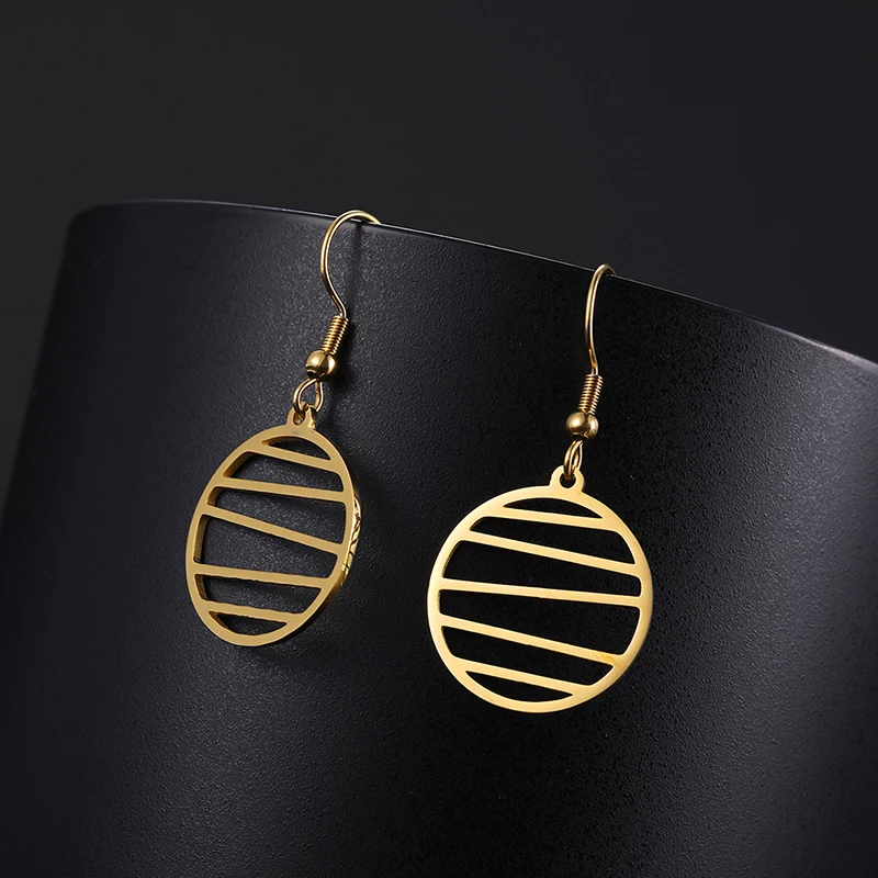 Sipuris Simple Round Drop Earrings For Women Fashion Dangle Stainless Steel Minimalism Temperament Earring Engagement Jewelry
Sipuris Simple Round Drop Earrings For Women Fashion Dangle Stainless Steel Minimalism Temperament Earring Engagement Jewelry