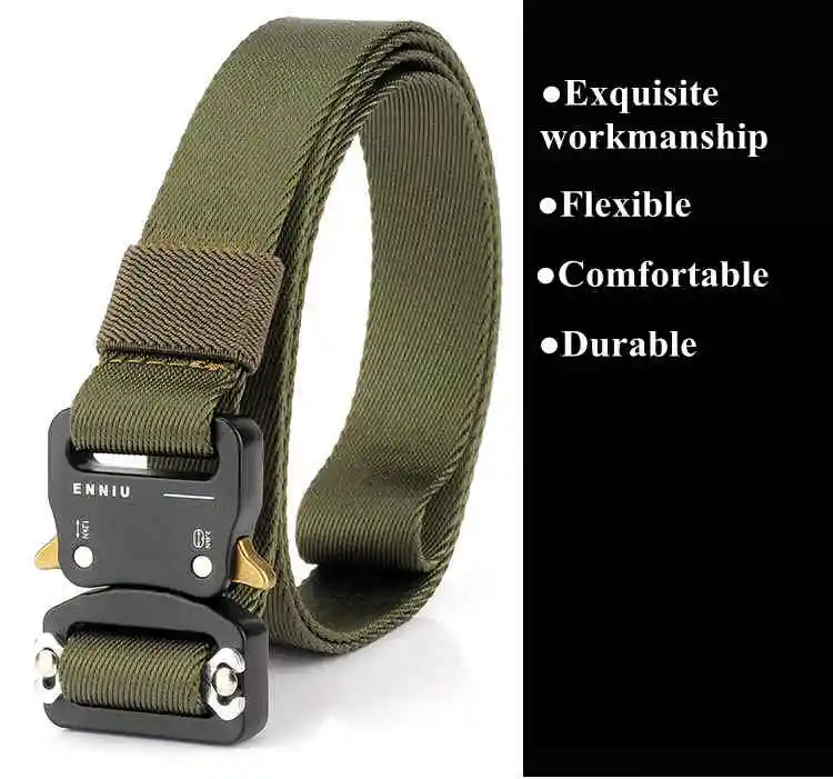 Men's Tactical Military Belts Heavy Duty Army Adjustable Nylon Belt Outdoor Sport Police Metal Buckle Belts
Men's Tactical Military Belts Heavy Duty Army Adjustable Nylon Belt Outdoor Sport Police Metal Buckle Belts