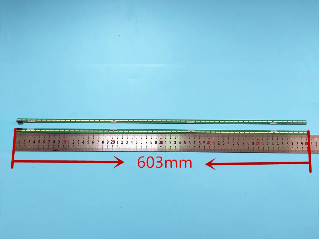 New Kit 2 PCS 60LED 603mm LED strip for LG 55UH650V 6922L-0189A 6916L2466A 6916L2465A LC550EGG (FJ) (M5) 55" V16 ART3 2465 2466
New Kit 2 PCS 60LED 603mm LED strip for LG 55UH650V 6922L-0189A 6916L2466A 6916L2465A LC550EGG (FJ) (M5) 55" V16 ART3 2465 2466