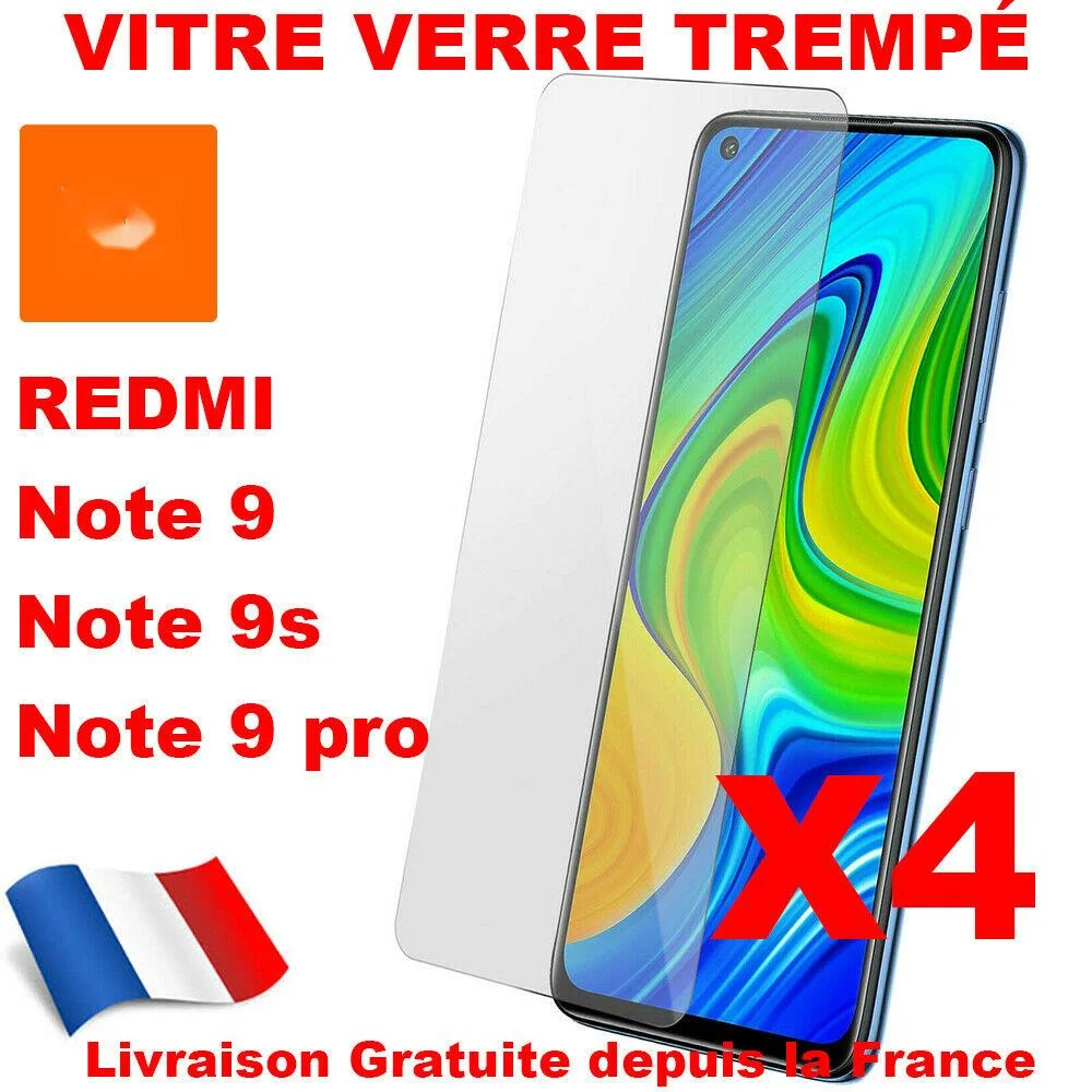 Lot 4 Verre Trempe Pour For Xiaomi Redmi Note 9s 9 Pro 9 Pro Max - Protection Ecran
Lot 4 Verre Trempe Pour For Xiaomi Redmi Note 9s 9 Pro 9 Pro Max - Protection Ecran