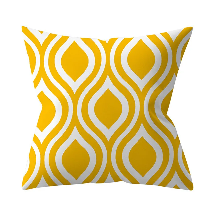 Geometric Polyester Cushion Cover Yellow Pillow Covers Decorative Sofa Cushions Throw Pillows Single Side Print Pillowcases
Geometric Polyester Cushion Cover Yellow Pillow Covers Decorative Sofa Cushions Throw Pillows Single Side Print Pillowcases