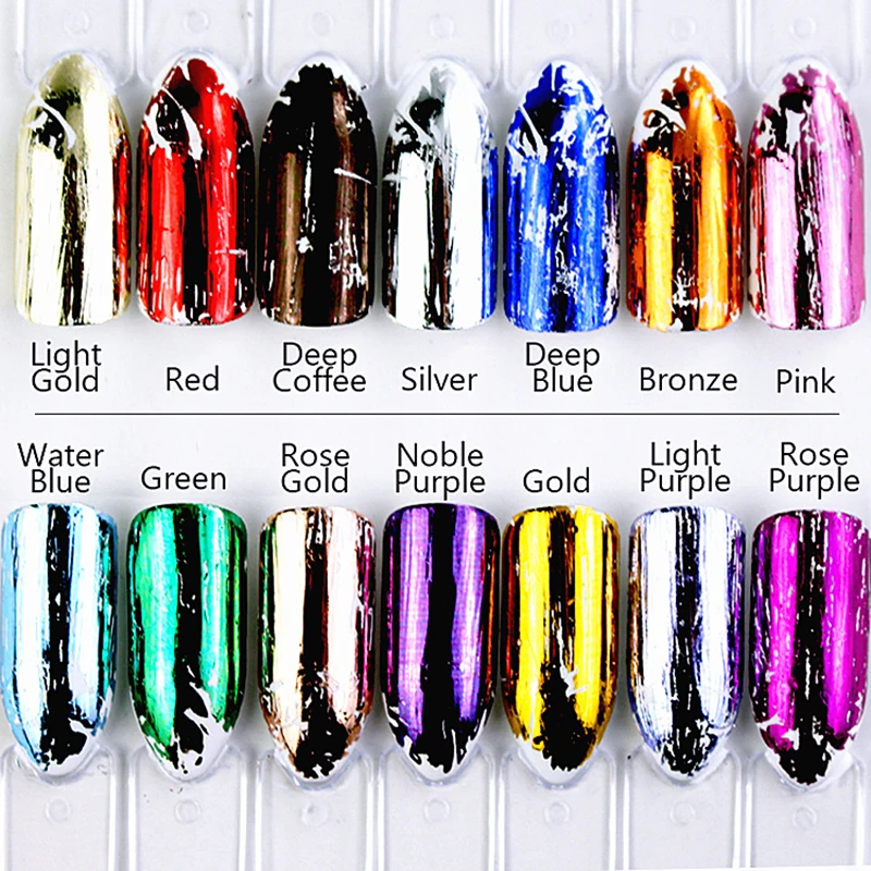 14pcs Charm Nail Foils Polish Stickers Metal Color Starry Paper Transfer Foil Wraps Adhesive Decals Nail Art Decorations 2020
14pcs Charm Nail Foils Polish Stickers Metal Color Starry Paper Transfer Foil Wraps Adhesive Decals Nail Art Decorations 2020
