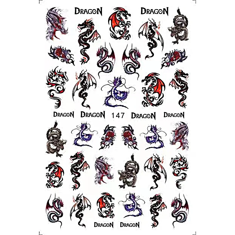 10PCS 3D Designer Snake Flower Nail Stickers Self Adhesive Nail Stickers Bee Gel Stickers Dragon Portrait Nail Slider Set
10PCS 3D Designer Snake Flower Nail Stickers Self Adhesive Nail Stickers Bee Gel Stickers Dragon Portrait Nail Slider Set