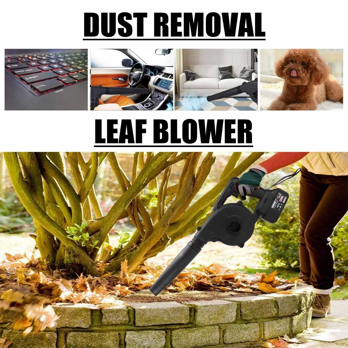 Stepless 7 Speed Cordless Electric Air Blower & Suction Handheld Leaf Computer Dust Collector Cleaner for Makita 18V Battery
Stepless 7 Speed Cordless Electric Air Blower & Suction Handheld Leaf Computer Dust Collector Cleaner for Makita 18V Battery