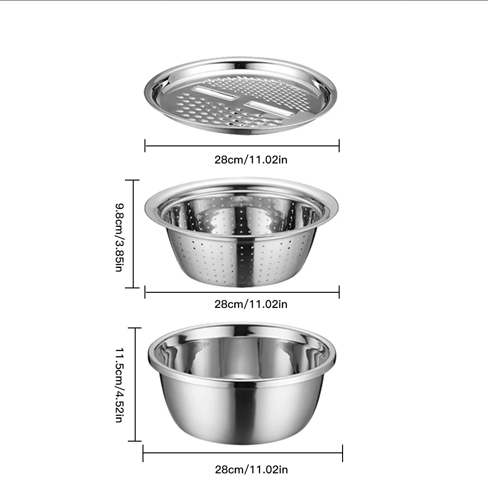 Multifunction Vegetable Julienne Grater Stainless Steel Vegetable Slicer Cutter Drain Basket Kitchen Supplies Wash Basket
Multifunction Vegetable Julienne Grater Stainless Steel Vegetable Slicer Cutter Drain Basket Kitchen Supplies Wash Basket