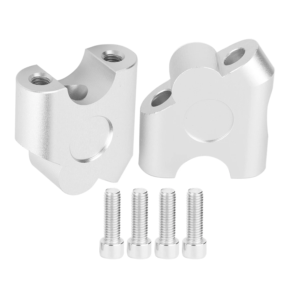 22mm Universal Motorcycle Handle Bar Riser Handlebar Clamp Back Move Mount Adapter (Silver) Handlebar Riser Handlebar Riser
22mm Universal Motorcycle Handle Bar Riser Handlebar Clamp Back Move Mount Adapter (Silver) Handlebar Riser Handlebar Riser