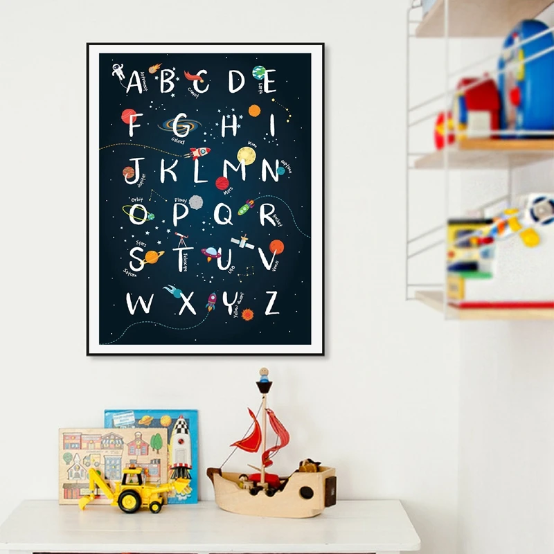 Wall Art Cartoon Space Paintings Letters Abstract Nordic Canvas Posters and Prints for Living Room Bedroom Corridor Decoration
Wall Art Cartoon Space Paintings Letters Abstract Nordic Canvas Posters and Prints for Living Room Bedroom Corridor Decoration