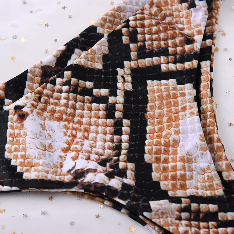 2020 New Bikini Push Up Women Swimming Suit Sexy Bikinis Set Low Waist Serpentine Print Swimsuit Woman Swim Suits Mujer Traje
2020 New Bikini Push Up Women Swimming Suit Sexy Bikinis Set Low Waist Serpentine Print Swimsuit Woman Swim Suits Mujer Traje