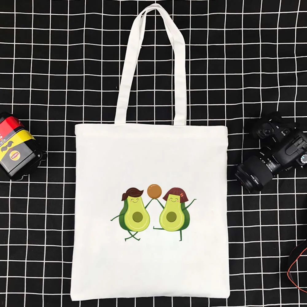 Reusable Canvas Bags Foldable Ladies Shoppers Large Shopping Bag Eco-friendly High Quality Handbag Avocado Pattern Tote Bag
Reusable Canvas Bags Foldable Ladies Shoppers Large Shopping Bag Eco-friendly High Quality Handbag Avocado Pattern Tote Bag