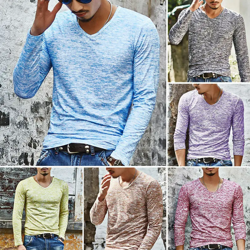 Men Casual T Shirts Long Sleeve Print Tops V neck Slim Tees Shirt Summer Mens Clothing Fashion Tshirt Oversized Undetshirts
Men Casual T Shirts Long Sleeve Print Tops V neck Slim Tees Shirt Summer Mens Clothing Fashion Tshirt Oversized Undetshirts