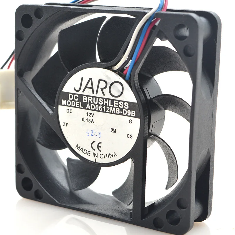 Для JARO AD0612MB D9B 12V 0.15A 6010 6CM supermute теплоотвод вентилятор|Кулеры и системы охлаждения