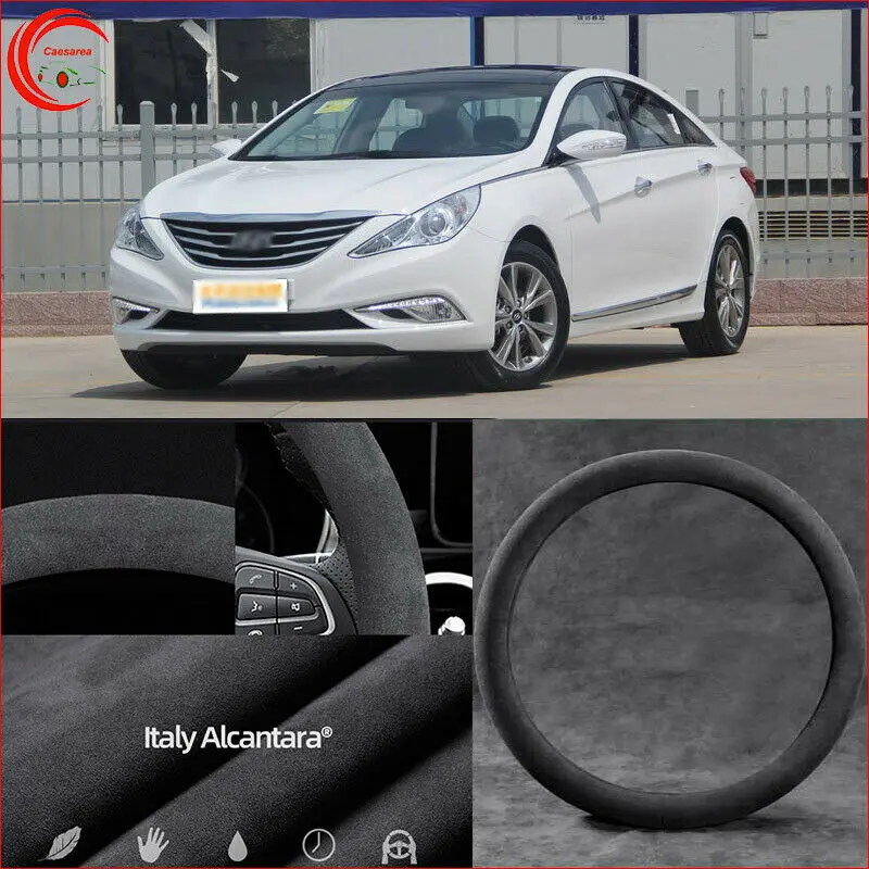 Замша из алькантары черного цвета для Hyundai Sonata чехол рулевого колеса автомобиля безопасная Нескользящая
Замша из алькантары черного цвета для Hyundai Sonata чехол рулевого колеса автомобиля безопасная Нескользящая