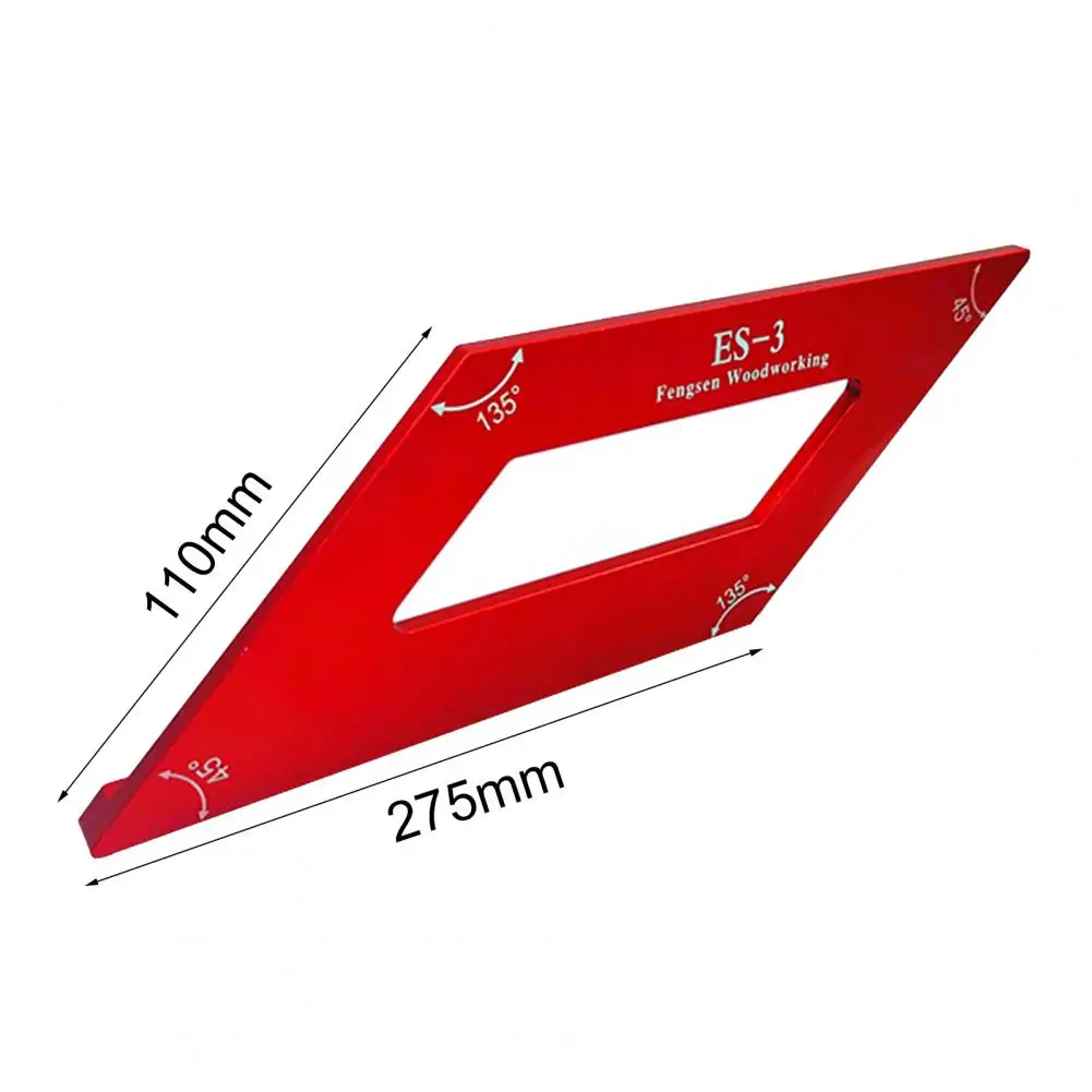 ES-3 Inclined Diamond-shaped Clear Calibration Aluminum Alloy Multipurpose Measure Gauge for Woodworking
ES-3 Inclined Diamond-shaped Clear Calibration Aluminum Alloy Multipurpose Measure Gauge for Woodworking