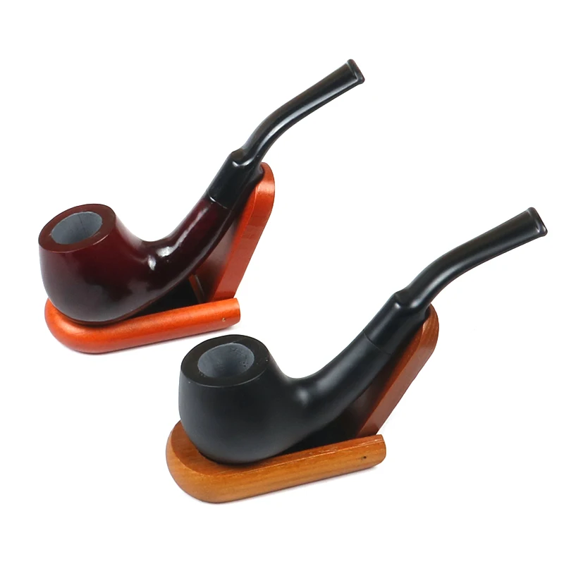 Wooden Smoking Pipe With Long Mouth Acrylic Curved Handle Tobacco Pipe Flat Mouth Cigarette Holder Custom Logo
Wooden Smoking Pipe With Long Mouth Acrylic Curved Handle Tobacco Pipe Flat Mouth Cigarette Holder Custom Logo