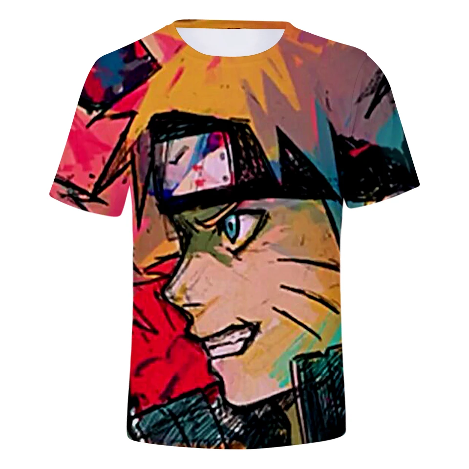 2021 Summer Men's T-shirt Casual Large Size 3D Printing Japanese Ninja Anime Kakashi Sasuke Children's Top
2021 Summer Men's T-shirt Casual Large Size 3D Printing Japanese Ninja Anime Kakashi Sasuke Children's Top