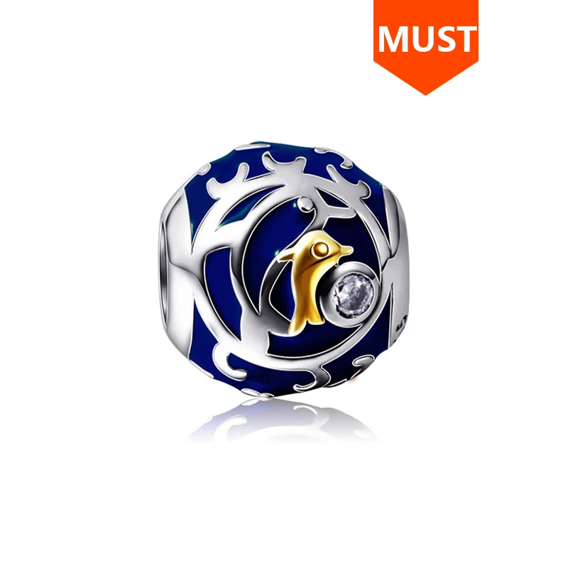 Новый стиль Дельфин с камнем Подвески Серебро 925 оригинальные античные эмалированные амулеты подходит браслет в европейском стиле Кулон Бу...
Новый стиль Дельфин с камнем Подвески Серебро 925 оригинальные античные эмалированные амулеты подходит браслет в европейском стиле Кулон Бу...