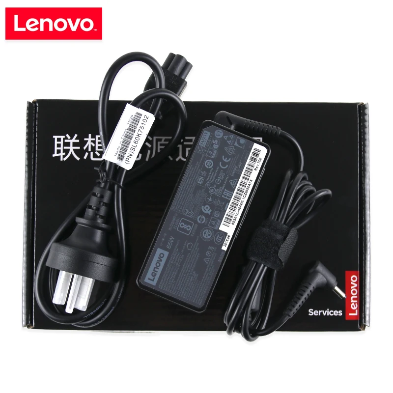 Оригинальный адаптер питания lenovo 20V 3.25A 65W AC зарядное устройство для ноутбука Lenovo