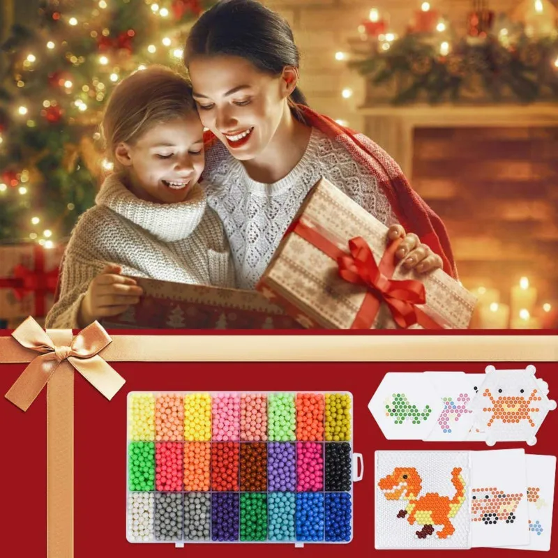 JINLETONG Water fuse bead set, 6000Pcs water sticky beads DIY art crafts toy set, suitable for children educational toys CN
JINLETONG Water fuse bead set, 6000Pcs water sticky beads DIY art crafts toy set, suitable for children educational toys CN