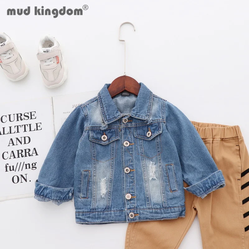 Mudkingdom Kids Denim Jacket for Boys Girls Embroidery Cartoons Solid Loose Long Sleeve Outerwear Toddler Drop Shoulder Tops
Mudkingdom Kids Denim Jacket for Boys Girls Embroidery Cartoons Solid Loose Long Sleeve Outerwear Toddler Drop Shoulder Tops