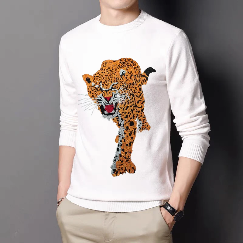 Autumn Winter Men's Sweaters Quality Knitted Casual Personality Woolen Clothes Heavy Crafts Plus Size O-Neck Black White S83761
Autumn Winter Men's Sweaters Quality Knitted Casual Personality Woolen Clothes Heavy Crafts Plus Size O-Neck Black White S83761