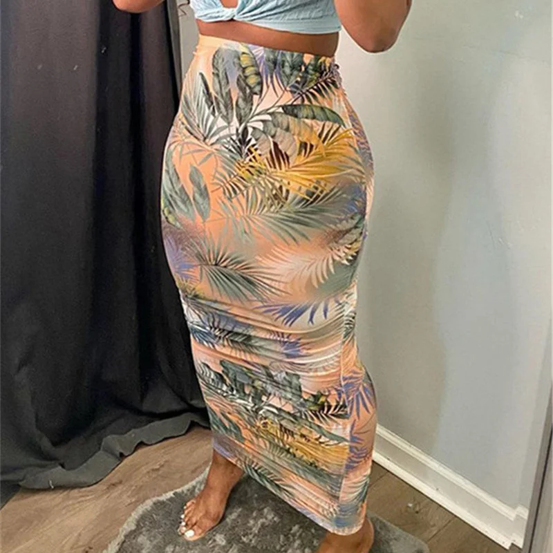 CHRONSTYLE Summer Streetwear Floral Print Skirts Women Pencil Midi Long Skirts Ruched Boho Casual Bodycon Tight Skirts Female
CHRONSTYLE Summer Streetwear Floral Print Skirts Women Pencil Midi Long Skirts Ruched Boho Casual Bodycon Tight Skirts Female