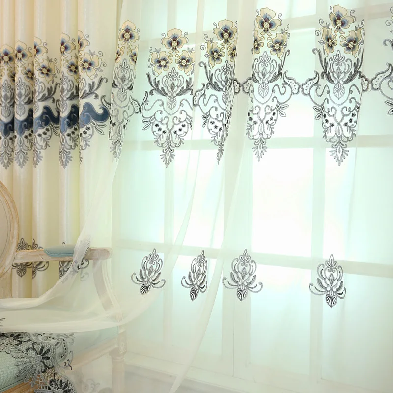 New Style European Style Embroidered Window Screen Embroidery Curtain Screen Material, Living Room Study Window Screen Custom
New Style European Style Embroidered Window Screen Embroidery Curtain Screen Material, Living Room Study Window Screen Custom