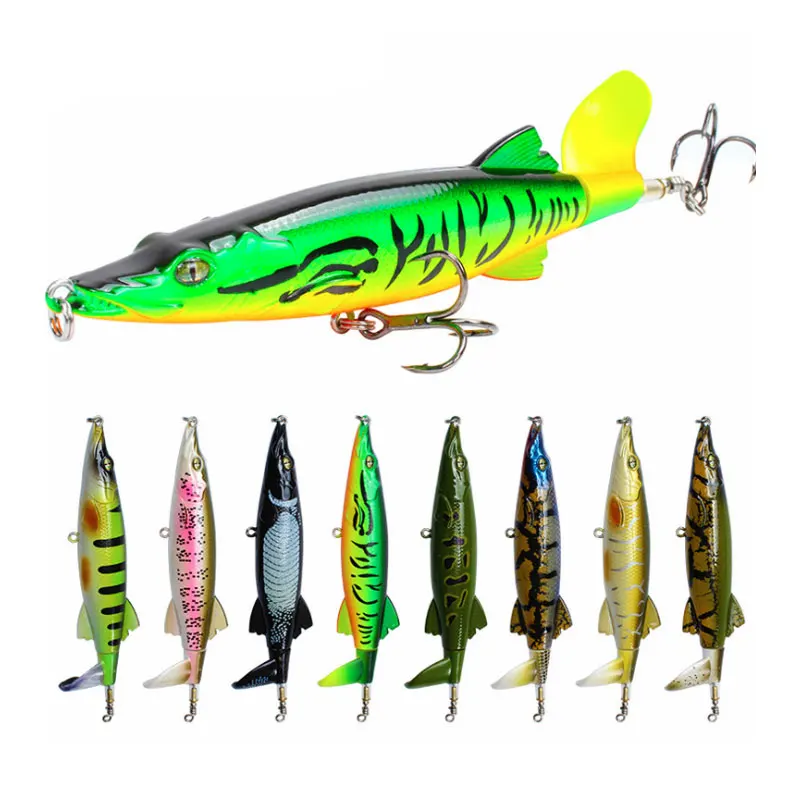 Whopper Popper 13 см 15 8 г приманка карандаш Topwater плавающая искусственная жесткая воблер