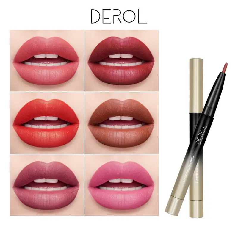 DEROL does not lose color matte lipstick velvet fog matte lip pen durable not easy to remove makeup double lip pen
DEROL does not lose color matte lipstick velvet fog matte lip pen durable not easy to remove makeup double lip pen