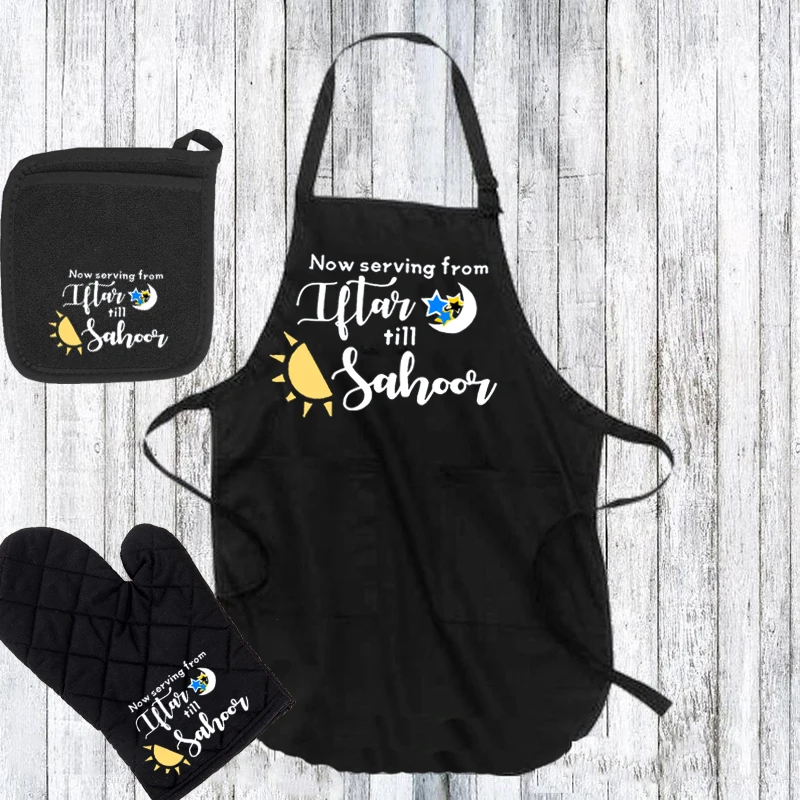 iftar sahoor pot holder kitchen apron mitt Ramadan Kareem dinner party Eid Mubarak Muslim Islamic happy Al Adha decoration gift
iftar sahoor pot holder kitchen apron mitt Ramadan Kareem dinner party Eid Mubarak Muslim Islamic happy Al Adha decoration gift