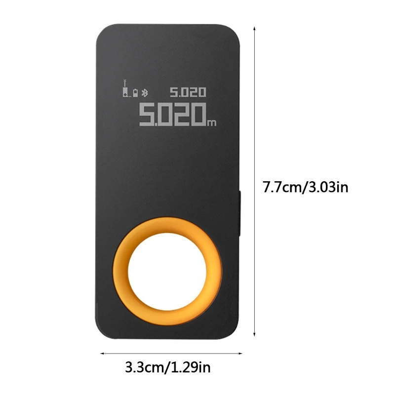 P8DF Laser-Tape Measure Smart Distance Meter Handheld Intelligent Rangefinder OLED Display Bluetooth-Connect to Mobile Phone
P8DF Laser-Tape Measure Smart Distance Meter Handheld Intelligent Rangefinder OLED Display Bluetooth-Connect to Mobile Phone