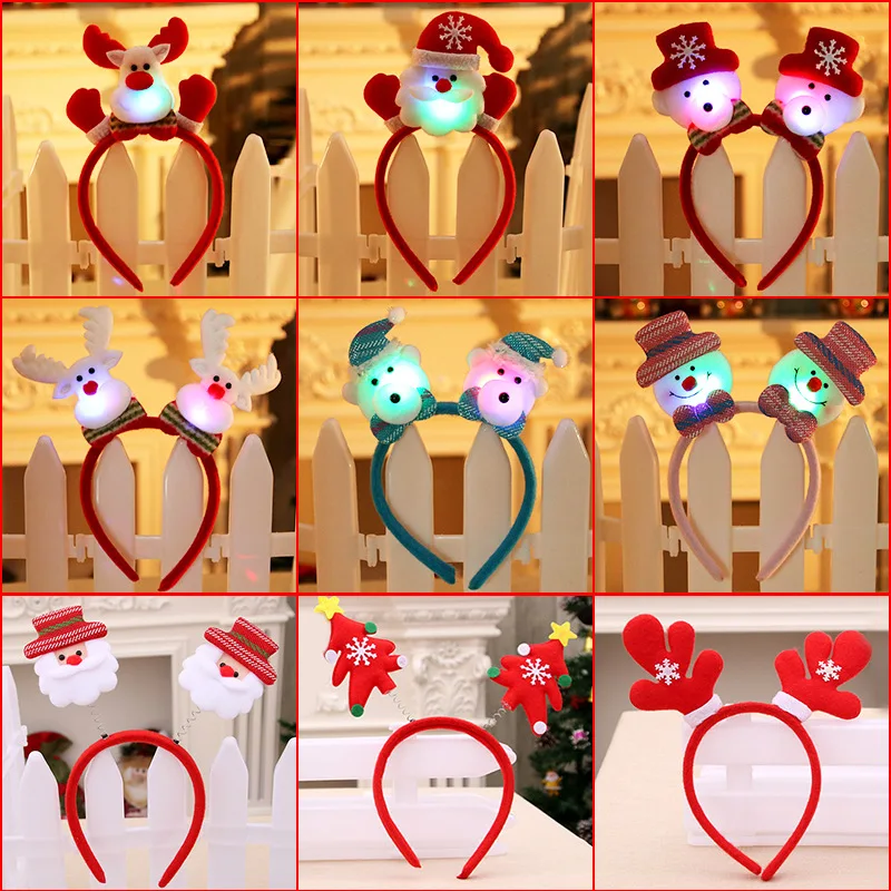 Girl Christmas Headband with light Christmas Decorations Gifts Hair Clips Antler Headbands New Year Decoration Santa Headband
Girl Christmas Headband with light Christmas Decorations Gifts Hair Clips Antler Headbands New Year Decoration Santa Headband
