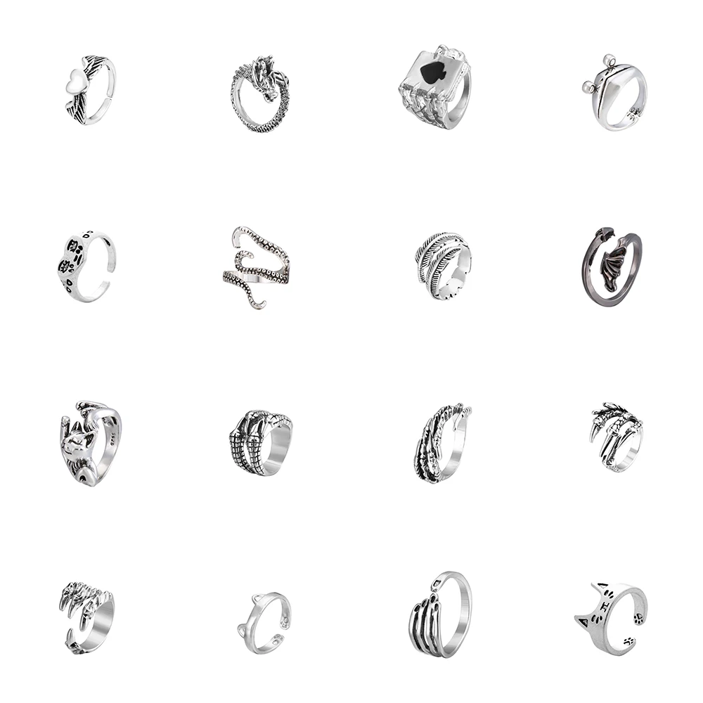 Vg 6ym New Fashion Alloy Silver Color Cat Frog Finger Heart Adjustable Rings Resizeable Rings For Women Party Jewelry Wholesale
Vg 6ym New Fashion Alloy Silver Color Cat Frog Finger Heart Adjustable Rings Resizeable Rings For Women Party Jewelry Wholesale