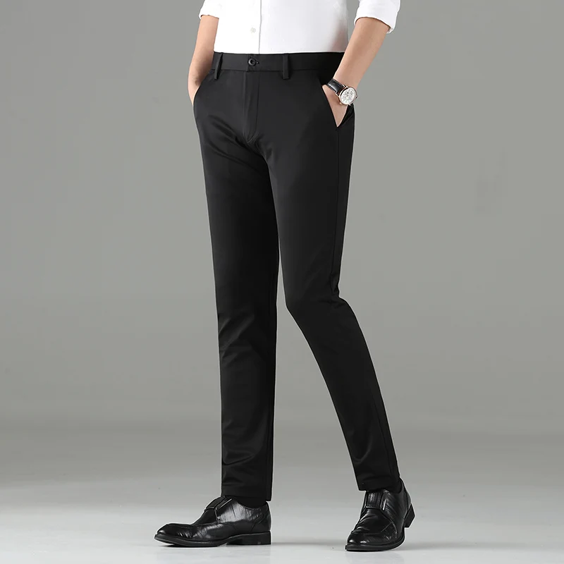 High Stretch Casual Suit Trousers for Men Fleece Slim Fit Suit Pants Men Dress Trousers Warm Comfortable Mens Suit Pants 29-40 
High Stretch Casual Suit Trousers for Men Fleece Slim Fit Suit Pants Men Dress Trousers Warm Comfortable Mens Suit Pants 29-40