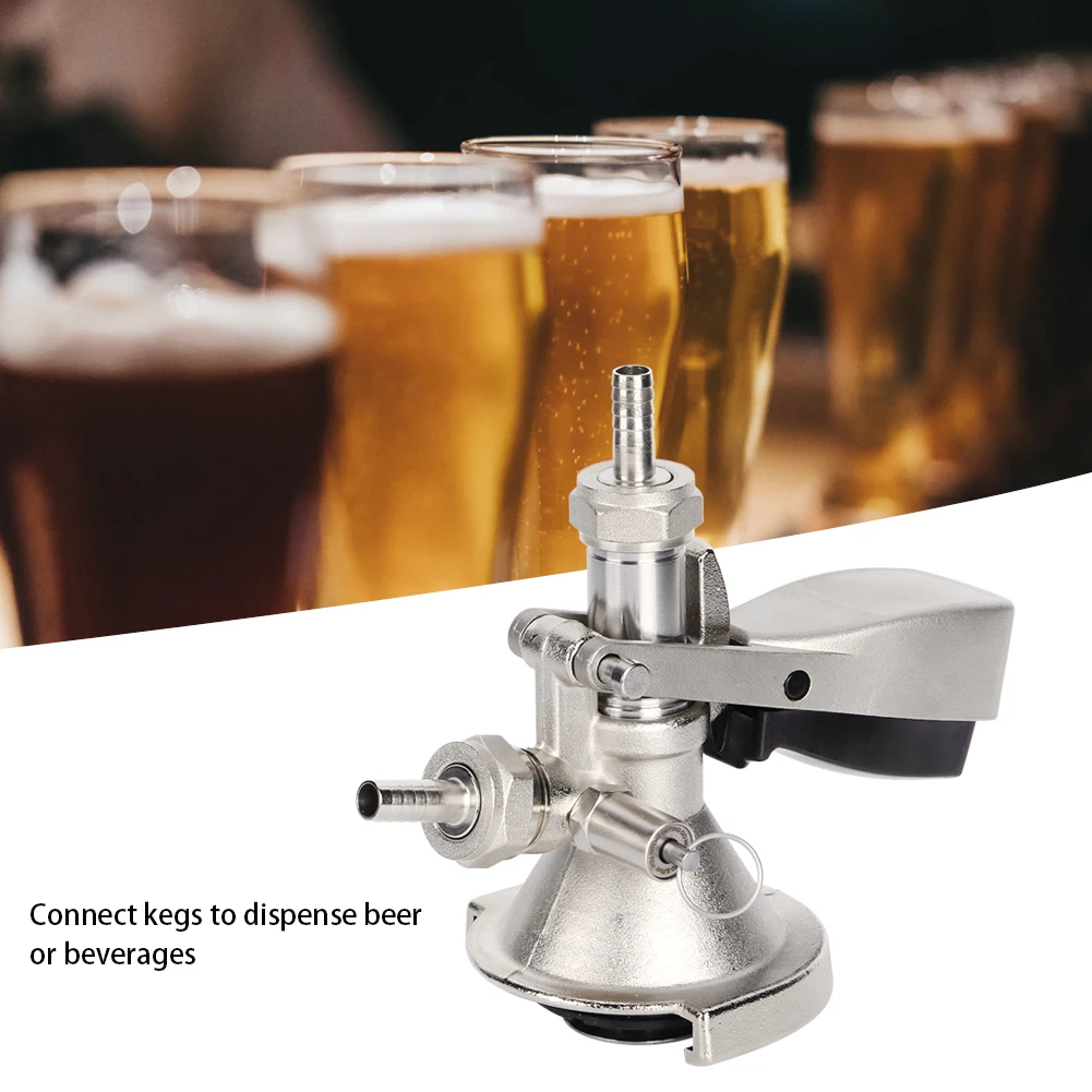 Stainless Steel A Type Beer Tap Keg Coupler Beer Keg Dispenser Beer Connector For Homebrew Brewing Equipment Accessory Beer Tool
Stainless Steel A Type Beer Tap Keg Coupler Beer Keg Dispenser Beer Connector For Homebrew Brewing Equipment Accessory Beer Tool